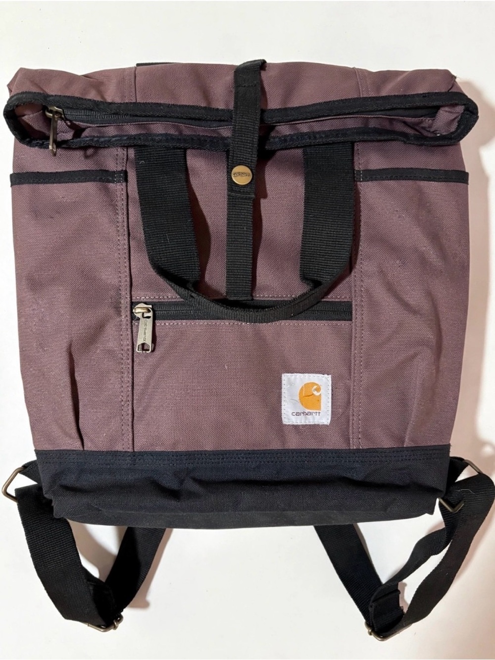 Carhartt Roll-Top Backpack - Dusty Mauve/Black